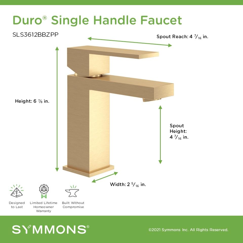 Open Box - Symmons SLS3612BBZPP - Bathroom Sink Faucets Faucet