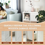 Wood Furniture Repair Kit (Black-Brown) for IKEA - color: Black-brown for Hemnes / Kallax / Bestå / Alex / Lagkapten / Lack / Micke