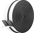 Kikerike Self Adhesive Foam Tape Weatherstrip 1In x 1/8In x 33Ft High Density Foam Insulation Strips Seal Weather Stripping with Strong Adhesive for Door and Window Sound Isolation Soundproofing - size: 1in x 1/8in x 33Ft