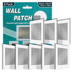 8Pcs 6 Inch Drywall Patch, Wall Repair Patches Wall Hole Repair Patch - size: 6 Inch_8Pcs
