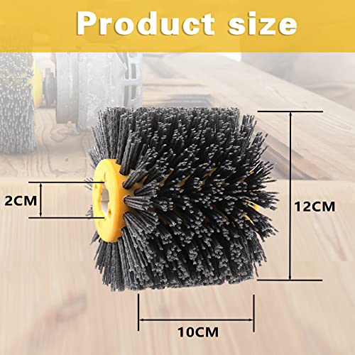 Shinboc 4.7x4 Inch Surface Conditioning Tool, 320 Grit Nylon Drawing Wheel - style: 320 Grit