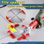 1/16 Inch Tile Spacers Leveling System withPlier, 500 Spacers & 150 Wedges
