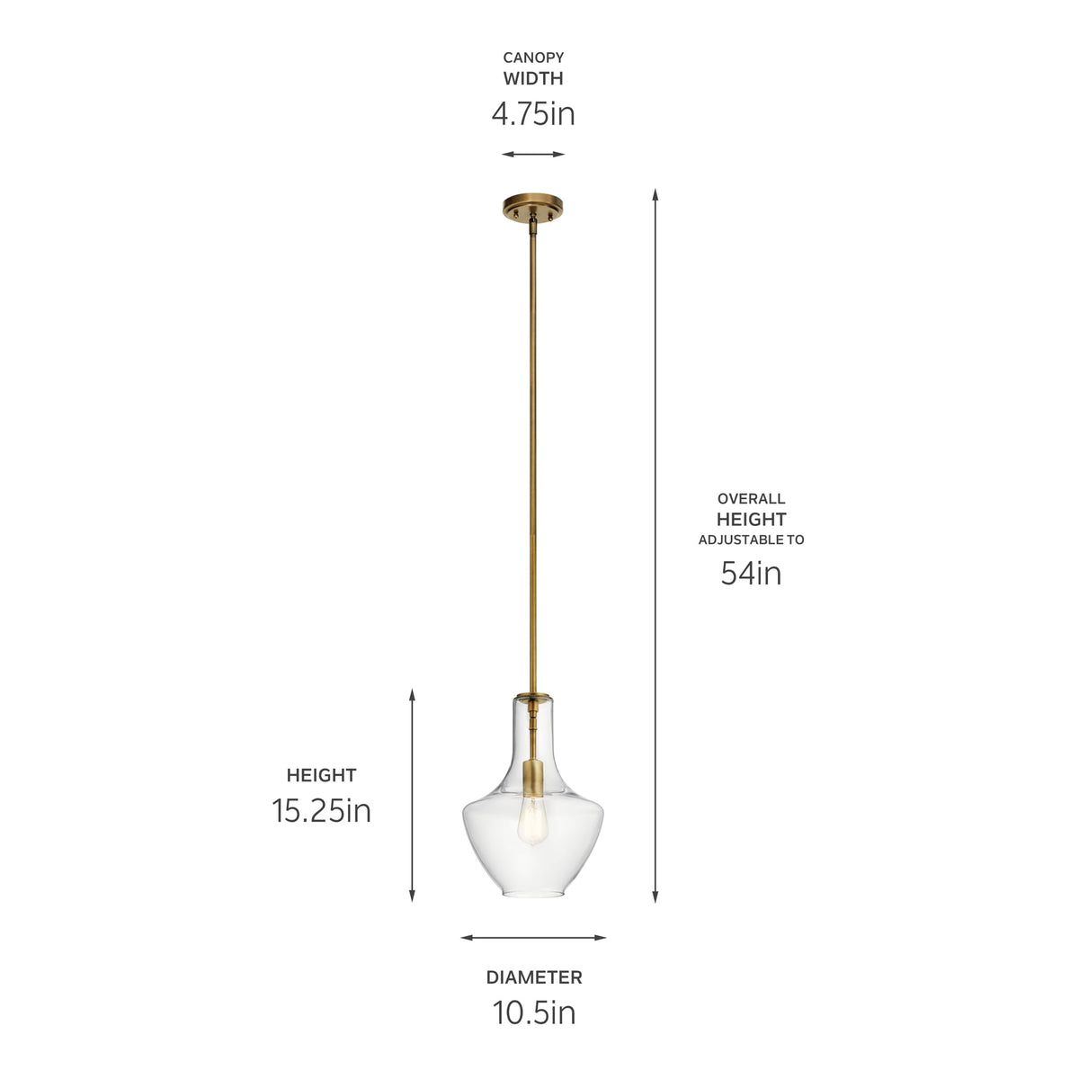 Open Box - Kichler 42141NBR - Pendants Indoor Lighting
