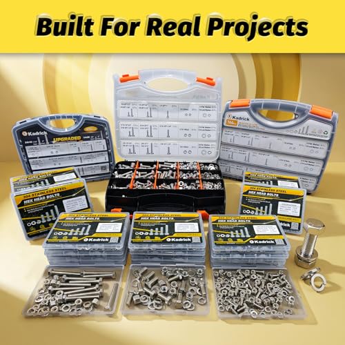 10 Sets 1/4-20x6 Bolt and Nut Set, Flat & Lock Washers Included,40PCS - size: 1/4-20x6" 10sets
