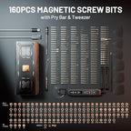 EZARC Electric Screwdriver Set, 181 in 1 Cordless Screwdriver, 3 Torque