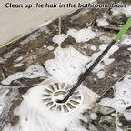 Sewer Drain Brush, Drain Clog Remover, 22.83inch Flexible Long Pipe Snake Hair Clogs Catcher Cleaner Tool for Toilet, Kitchen Sink, Sewer Drain, Bathroom Tub - color: Black Hair-22.83in