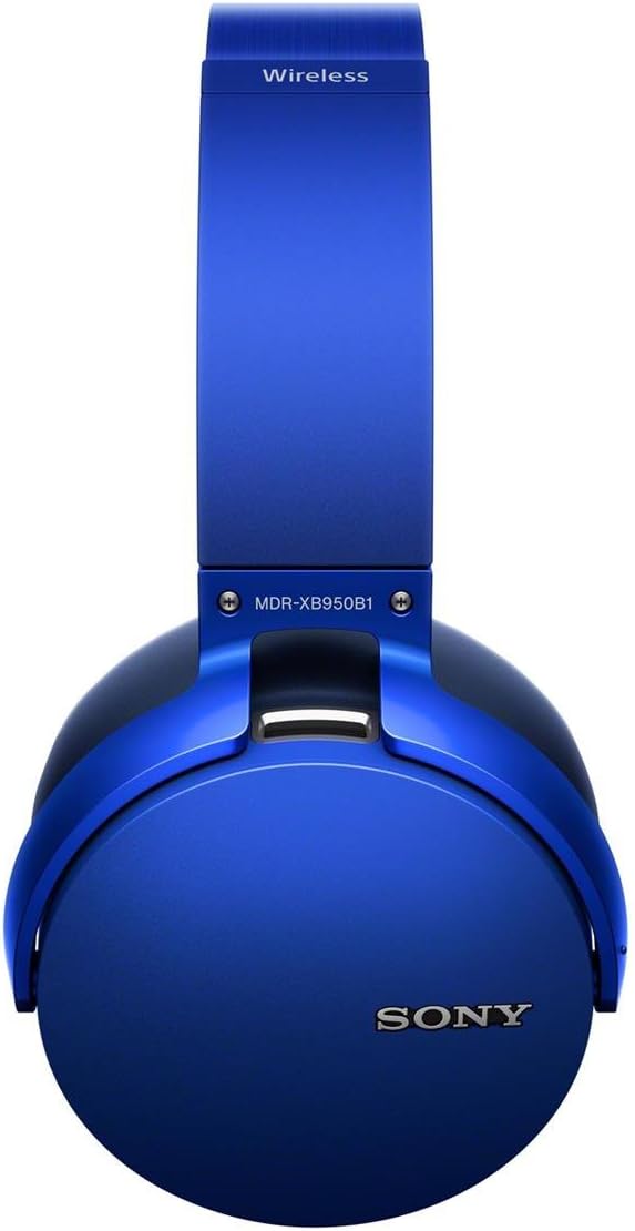 Certified Refurbished - Sony MDRXB950BT/L Headphones, Blue
