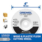 Dremel US40-04 Ultra-Saw Corded Compact Saw Tool Kit with 3 Cutting Wheels