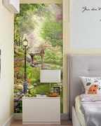 FLFK Door Decal Sticker - Scenic,Peel and Stick Mural,Combined Size 36"x80",Split into 2 Pieces - color: Mt4782, size: 36"x80"