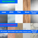 ADY Picture Hanging Strips Heavy Duty 40Pairs, Mounting Tape for Painted Wall Damage Free Removable, Adhesive Strips - size: Black-L