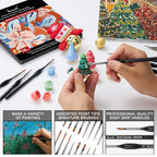 Brusarth Detail Paint Brushes, Miniature Paint Brushes Set, 16 pcs - size: 16 Pieces