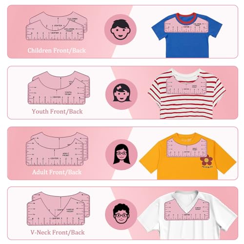 QUKLOGEN Sublimation Shirts Tool Kits - color: Pink