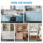 HOME EDIT Brushed Gold Cabinet Handles 5 Inch Pulls 10 Pack - color: Brushed Gold, size: 5 inches Hole Center