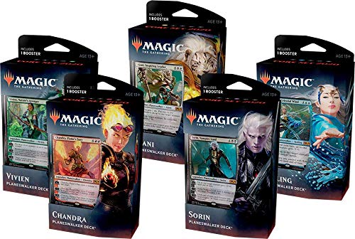Magic The Gathering - Core Set 2020 Planeswalker Decks - Set of 5