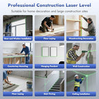 MEREO Laser Level 360 Self Leveling, 4D High Accuracy Green Laser 16 Line
