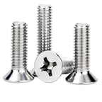 40Pcs M3-0.5x40mm Flat Head Phillips Machine Screw - size: M3-0.5x40mm(40Pcs)