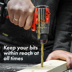 Simon Tools Magnetic Bit Holder for Impact Drivers and Drills - Super Strong Adhesive - Drill Accessory That Fits Most drills: Dewalt, Makita, Klein, Bosch and Milwaukee Bit Holder - size: 1-Pack