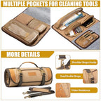 GOBUROS Gun Cleaning Mat for All Guns, Roll Up Rifle Shotgun Cleaning Mat