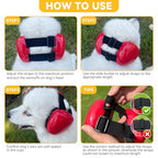 derYEP Dog Earmuffs for Hearing Protection 29dB NRR Ear Muffs Noise Protection (Large, Pink) - color: Pink, size: Large
