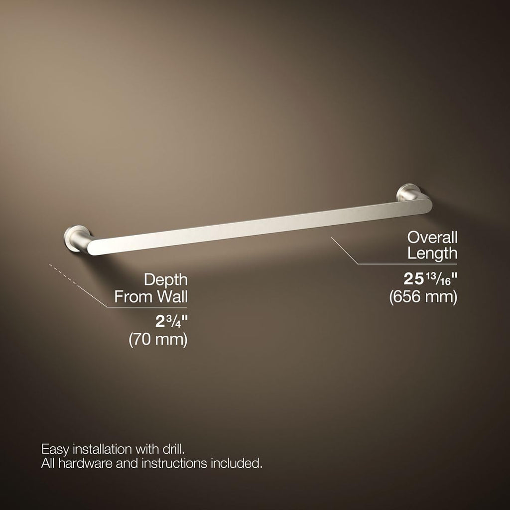 Open Box - Kohler K-97495-BN - Towel Bar Bathroom Hardware