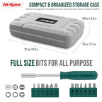 Hi-Spec Small Tool Kit Compact Set for Home and Office DIY, Green - color: Green