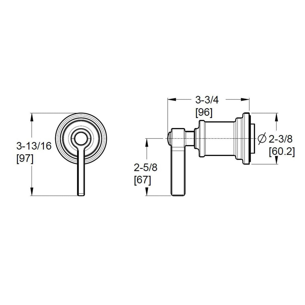 Open Box - Pfister 016-WNBG - Diverter Trims Showers