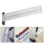YWBL-WH T-Type Marking Ruler, 8 Inch Stainless Steel - size: 8 inches