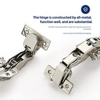 Ravinte Kitchen Cabinet Hinges,165 Degree Door Hinges, 1 Pairs 2 Pack - size: 165 Degree