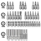 Egofine 53 Pieces 1/4 inch Drive Socket Ratchet Wrench Set with 72 Tooth Reversible Ratchet, with Bit Socket Set and Extension Bar for Auto Repairing and Household, with Storage Case
