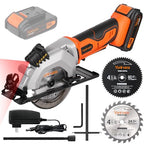 Yunirvana Mini Circular Saw, 20V 3400RPM Professional Cordless Circular Saw - style: 2.0Ah Circular Saw