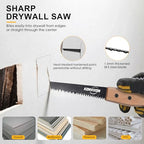 5PCS Hand Saw Set, SK5 Steel Blade, Hardened Teeth, Teflon Coating