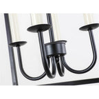 Open Box - Elegant Lighting LD6008D20BK - Chandeliers Indoor Lighting