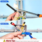 Tatuo 151 ft Braided Cable Sleeve Expandable Wire Sheathing(Black) - color: Black, size: 151 ft
