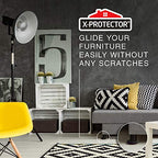 Felt Furniture Sliders Hardwood Floors X-PROTECTOR – 16 PCS 3 1/2"