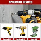 12-Piece Masonry Drill Bit Set, Concrete Drill Bit Set, 6 Sizes, 5/32"-1/2" - size: 5/32"-1/2" (12PCS)