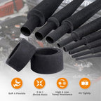 2:1 Ratio Automotive Heat Shrink Braided Sleeving 2''-8ft - size: 2''-8ft
