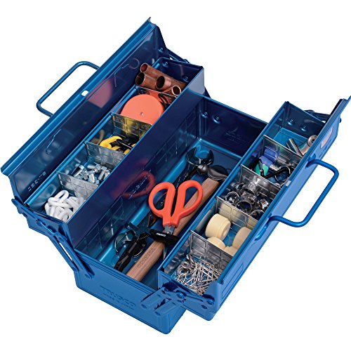 Trusco ST-350-B 2-Level Toolbox - size: 13.8 X 6.3 X 8.5 Inches, style: Movable handle