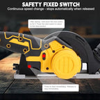 Brushless Mini Circular Saw for DEWALT 20V Battery, 2-in-1 Cutter & Grinder