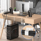 40Pack Large Cable Clips, Adhesive Wire Holders for Desk Wall, Clear - color: Clear- L06(40PCS)