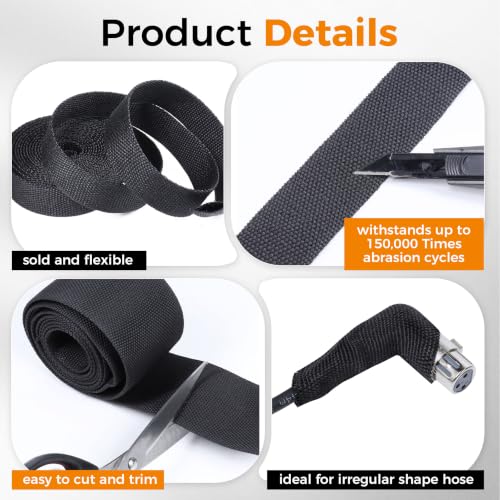 Automotive Heat Shrink Wire Sleeve Cord Protector 1-1/8''-26ft - size: 1-1/8"-26ft
