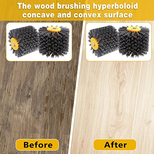 Shinboc 4.7x4 Inch Surface Conditioning Tool, 320 Grit Nylon Drawing Wheel - style: 320 Grit