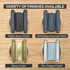 Hinge Outlet Self Closing Double Action Spring Hinge Saloon Zinc 3 Inch - color: Zinc, size: 3 Inch