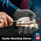 Schwer Ultimate Cut Resistant Gloves Beyond ANSI A9, Reinforced Stainless Steel Glove, Food Grade Mesh Metal Gloves for Butcher Meat Cutting, Oyster Shucking, Mandoline, PR1708 (L, 1 PCS) - size: Large (Pack of 1), style: 4.0 Reinforced Steel