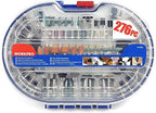 WORKPRO 276-Piece Rotary Tool Accessories Kit for Cutting Sanding Polishing - style: 276-Piece Rotary Tool Attachments