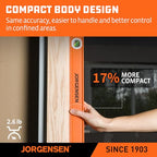 JORGENSEN 48" Magnetic LED Box Level, 45°/90°/180° Bubble Long Leveler Tool - size: 48 inch