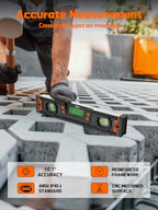 Mecurate 10-Inch Portable Digital Level, Electronic Angle Finder, ±0.1° - size: 10-Inch Digital Level