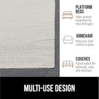 Gorilla Grip Non Slip Oversized Sofa Gripper to Prevent Sliding, 22x78 - size: 22x78 Sofa - Oversized