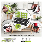 Slipstick Gorilla Felt ¾ Inch Furniture Pads (68 Pcs) Premium Furniture Pads & Chair Leg Floor Protectors for Hardwood Floors & Hard Surfaces - size: 3/4 Inch 68 Piece Combo Pack