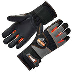 Ergodyne ProFlex 9012 Anti-Vibration Work Gloves, ANSI/ISO Certified, Full Fingered, Wrist Support, Medium , Black - size: Medium (Pack of 1)