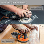 100Pcs 5 Inch Sanding Discs Hook & Loop 8-Hole Wet Dry Sandpaper 150 Grit - style: 100Pcs 150 Grit